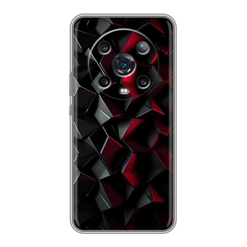 Силиконовый противоударный чехол на Huawei Honor Magic 4 Pro с принтом Абстракция Силиконовый противоударный чехол на Huawei Honor Magic 4 Pro с принтом Абстракция