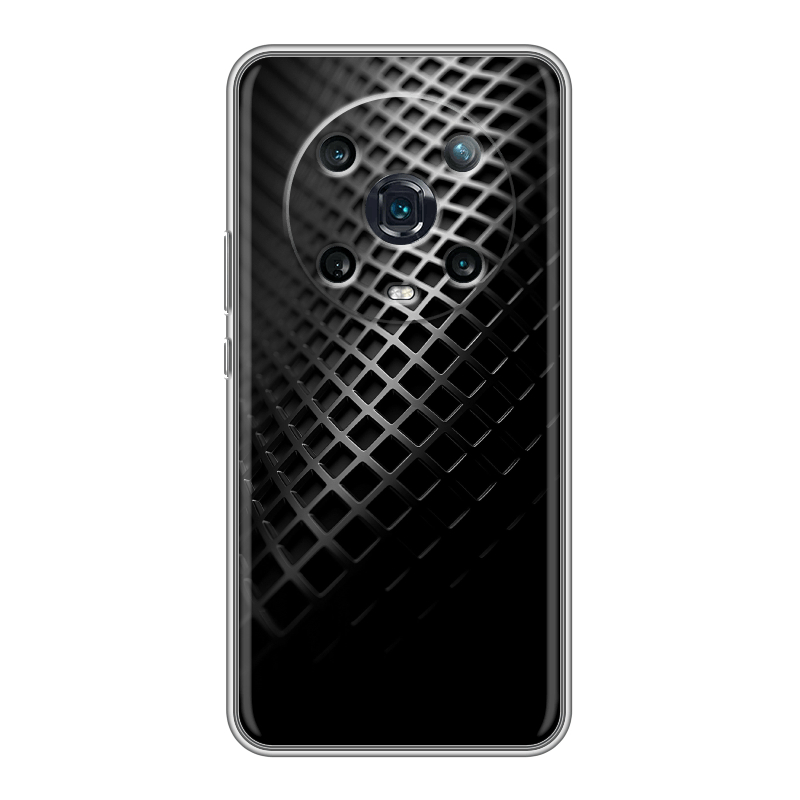 Силиконовый противоударный чехол на Huawei Honor Magic 4 Pro с принтом Текстура металла Силиконовый противоударный чехол на Huawei Honor Magic 4 Pro с принтом Текстура металла