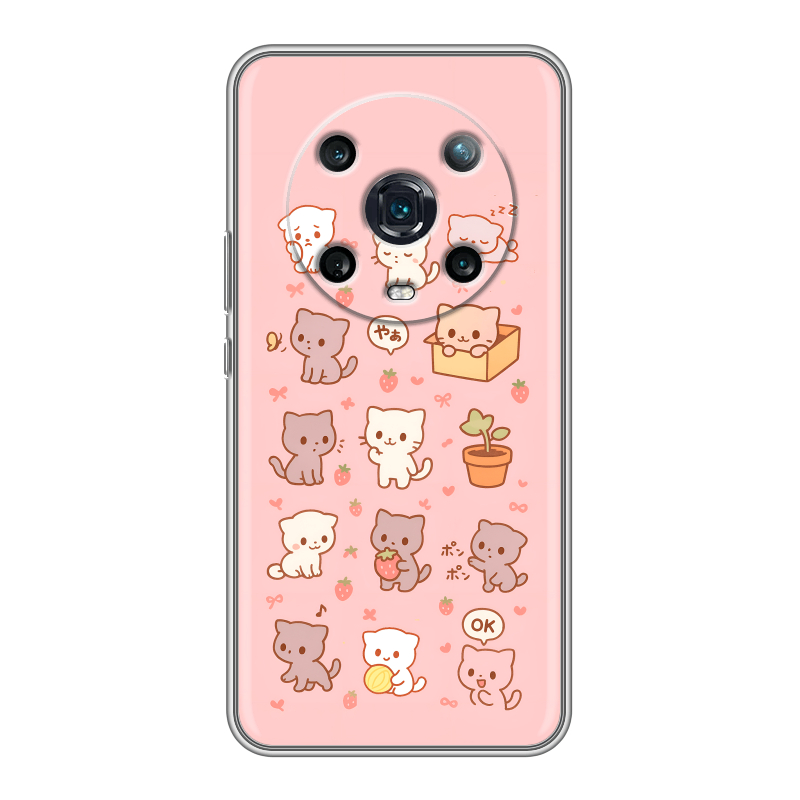 Силиконовый чехол на Huawei Honor Magic 4 Pro с принтом Hello Kitty Хелоу Кити Силиконовый чехол на Huawei Honor Magic 4 Pro с принтом Hello Kitty Хелоу Кити