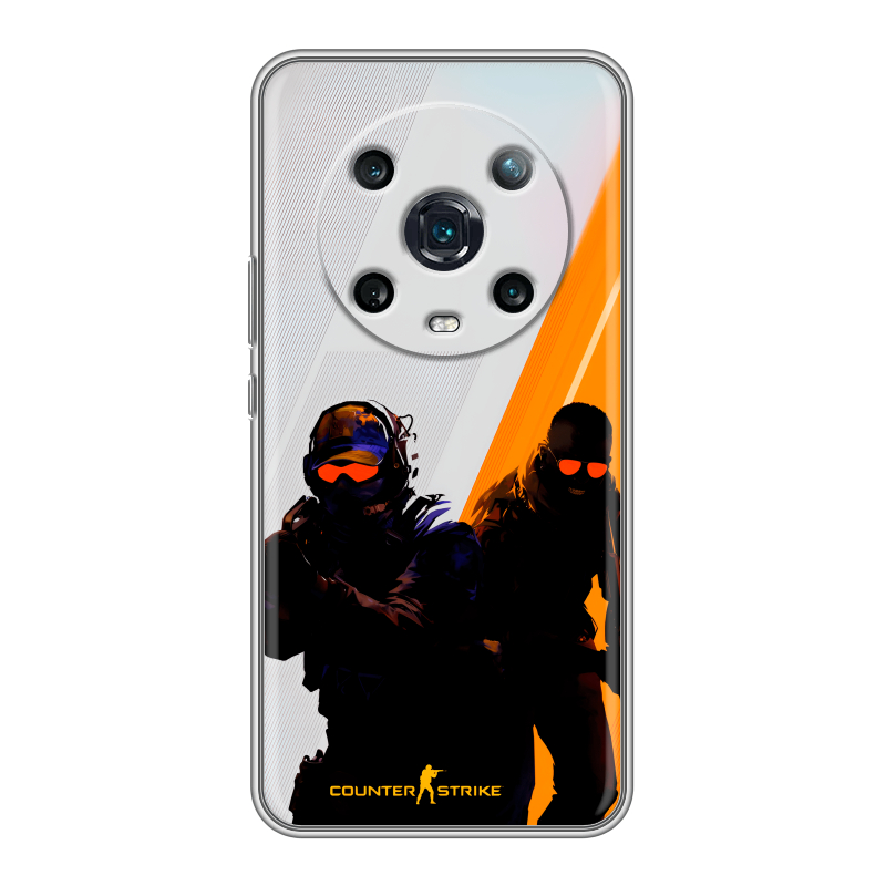 Силиконовый чехол на Huawei Honor Magic 4 Pro с принтом Контер страйк Counter strike Силиконовый чехол на Huawei Honor Magic 4 Pro с принтом Контер страйк Counter strike