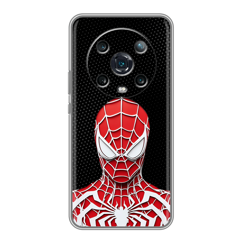 Силиконовый чехол на Huawei Honor Magic 4 Pro с принтом человек паук spiderman Силиконовый чехол на Huawei Honor Magic 4 Pro с принтом человек паук spiderman