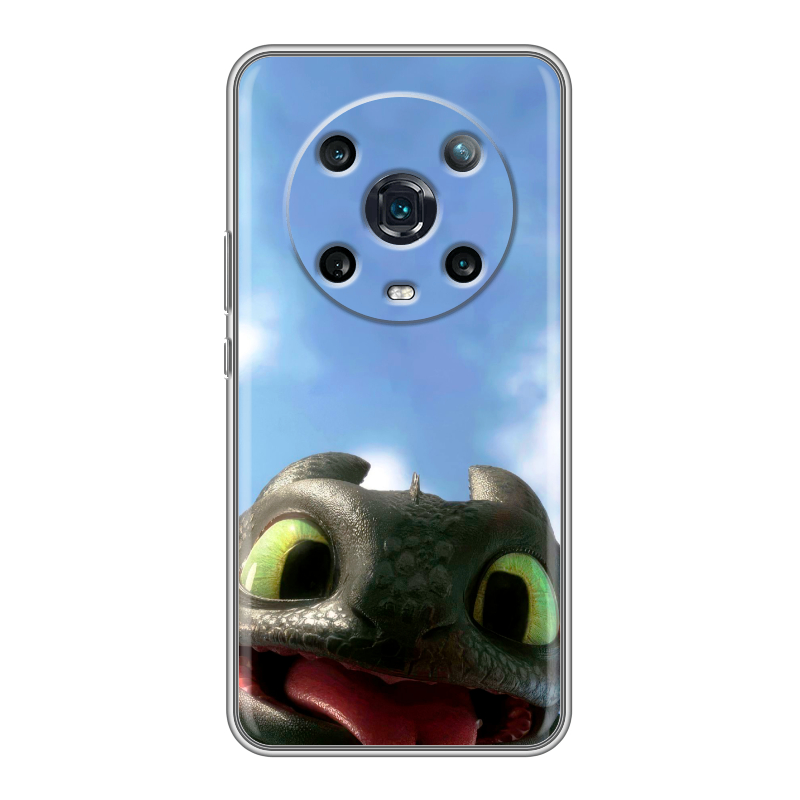 Силиконовый чехол на Huawei Honor Magic 4 Pro с принтом Как приручить дракона Силиконовый чехол на Huawei Honor Magic 4 Pro с принтом Как приручить дракона