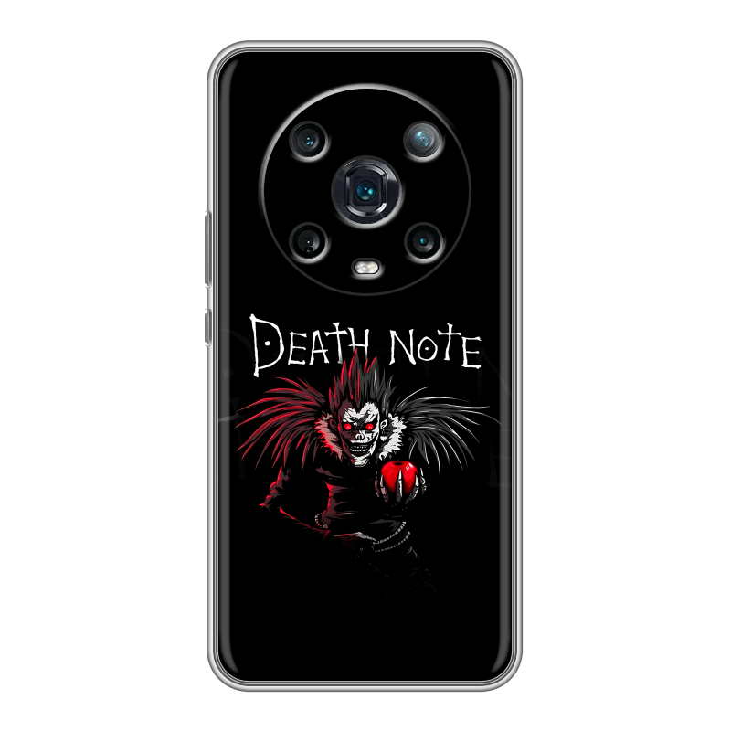 Силиконовый чехол на Huawei Honor Magic 4 Pro с принтом Death note Тетрадь смерти Силиконовый чехол на Huawei Honor Magic 4 Pro с принтом Death note Тетрадь смерти