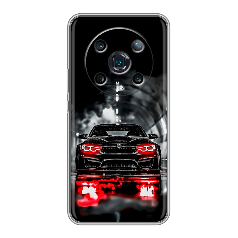Силиконовый чехол на Huawei Honor Magic 4 Pro с принтом BMW БМВ Силиконовый чехол на Huawei Honor Magic 4 Pro с принтом BMW БМВ