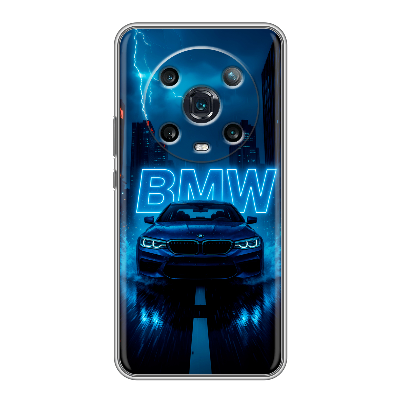 Силиконовый чехол на Huawei Honor Magic 4 Pro с принтом BMW БМВ Силиконовый чехол на Huawei Honor Magic 4 Pro с принтом BMW БМВ