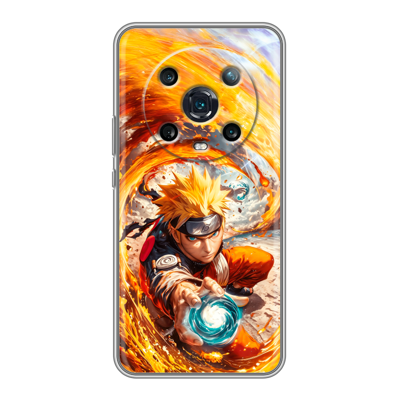 Силиконовый противоударный чехол на Huawei Honor Magic 4 Pro с принтом Аниме Наруто Naruto Силиконовый противоударный чехол на Huawei Honor Magic 4 Pro с принтом Аниме Наруто Naruto