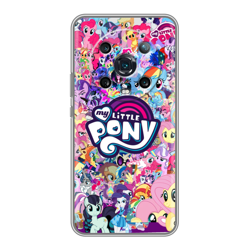Силиконовый противоударный чехол на Huawei Honor Magic 4 Pro с принтом My little pony Дружба чудо Силиконовый противоударный чехол на Huawei Honor Magic 4 Pro с принтом My little pony Дружба чудо