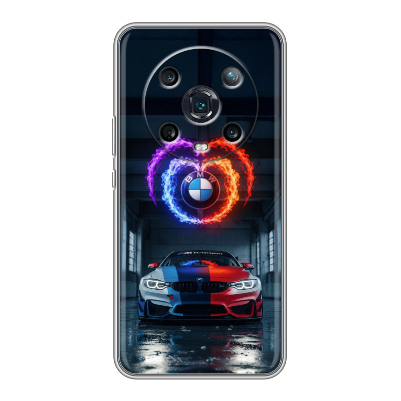 Силиконовый чехол на Huawei Honor Magic 4 Pro с принтом BMW БМВ Силиконовый чехол на Huawei Honor Magic 4 Pro с принтом BMW БМВ