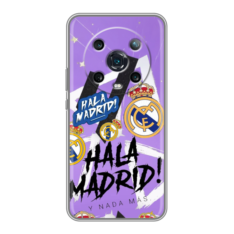 Силиконовый противоударный чехол на Huawei Honor Magic 4 Pro с принтом Real Madrid Реал Мадрид Силиконовый противоударный чехол на Huawei Honor Magic 4 Pro с принтом Real Madrid Реал Мадрид