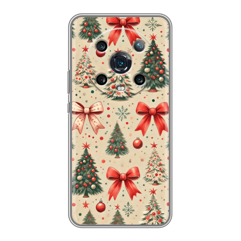 Силиконовый чехол на Huawei Honor Magic 4 Pro с принтом Новый год Силиконовый чехол на Huawei Honor Magic 4 Pro с принтом Новый год
