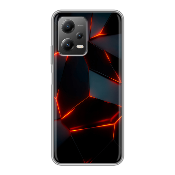 Силиконовый чехол на Xiaomi Poco X5 с принтом Яркие абстракции Силиконовый чехол на Xiaomi Poco X5 с принтом Яркие абстракции