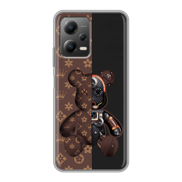 Силиконовый чехол на Xiaomi Poco X5 с принтом Луи робот