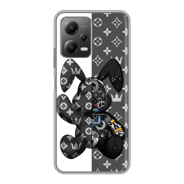 Силиконовый чехол на Xiaomi Poco X5 с принтом Луи робот