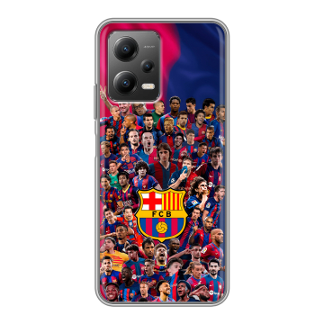 Силиконовый чехол на Xiaomi Poco X5 с принтом Барселона Barcelona Силиконовый чехол на Xiaomi Poco X5 с принтом Барселона Barcelona