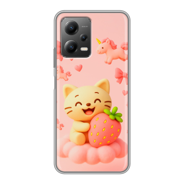 Силиконовый чехол на Xiaomi Poco X5 с принтом для девочек Силиконовый чехол на Xiaomi Poco X5 с принтом для девочек