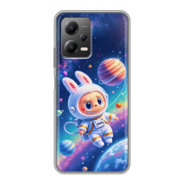 Силиконовый чехол на Xiaomi Poco X5 с принтом Labubu Лабубу Силиконовый чехол на Xiaomi Poco X5 с принтом Labubu Лабубу