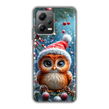 Силиконовый чехол на Xiaomi Poco X5 с принтом Новый год Силиконовый чехол на Xiaomi Poco X5 с принтом Новый год
