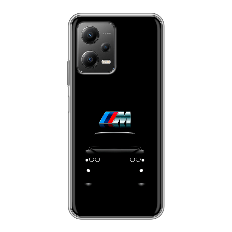 Силиконовый чехол на Xiaomi Poco X5 с принтом БМВ BMW Силиконовый чехол на Xiaomi Poco X5 с принтом БМВ BMW