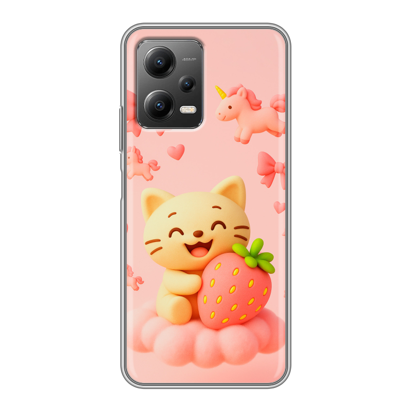 Силиконовый чехол на Xiaomi Poco X5 с принтом для девочек Силиконовый чехол на Xiaomi Poco X5 с принтом для девочек