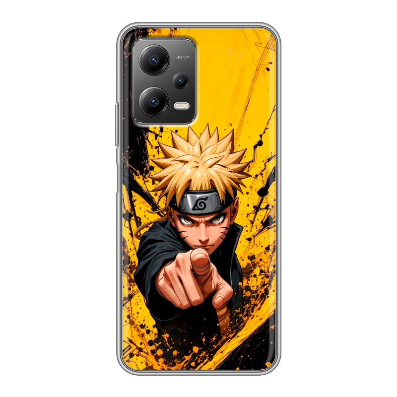 Силиконовый чехол на Xiaomi Poco X5 с принтом Naruto Наруто Силиконовый чехол на Xiaomi Poco X5 с принтом Naruto Наруто
