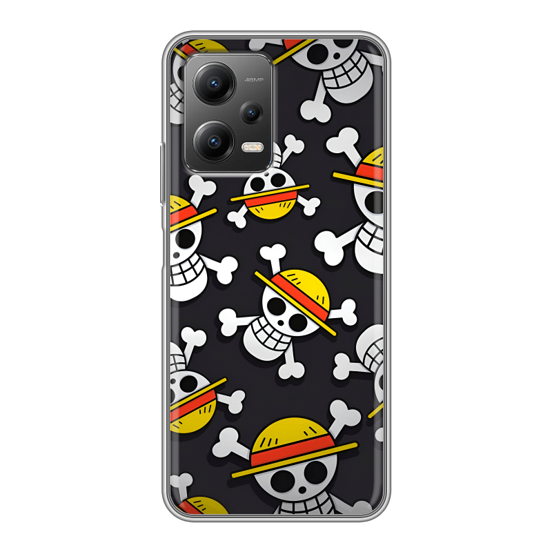 Силиконовый чехол на Xiaomi Poco X5 с принтом One Piece Ван Пис Силиконовый чехол на Xiaomi Poco X5 с принтом One Piece Ван Пис