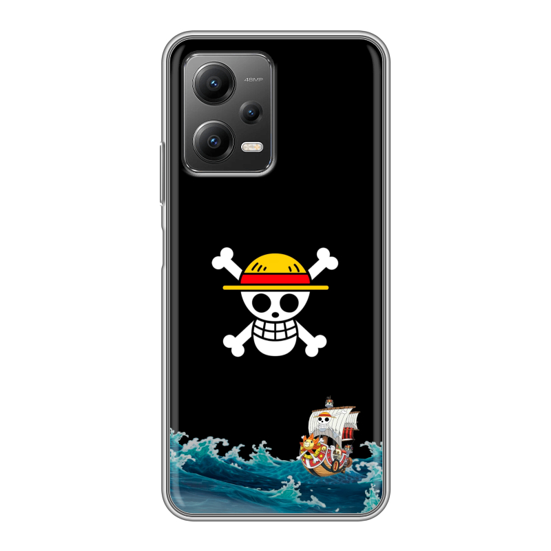 Силиконовый чехол на Xiaomi Poco X5 с принтом One Piece Ван Пис Силиконовый чехол на Xiaomi Poco X5 с принтом One Piece Ван Пис
