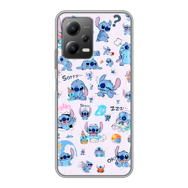 Силиконовый чехол на Xiaomi Poco X5 с принтом Лило и Стич Силиконовый чехол на Xiaomi Poco X5 с принтом Лило и Стич