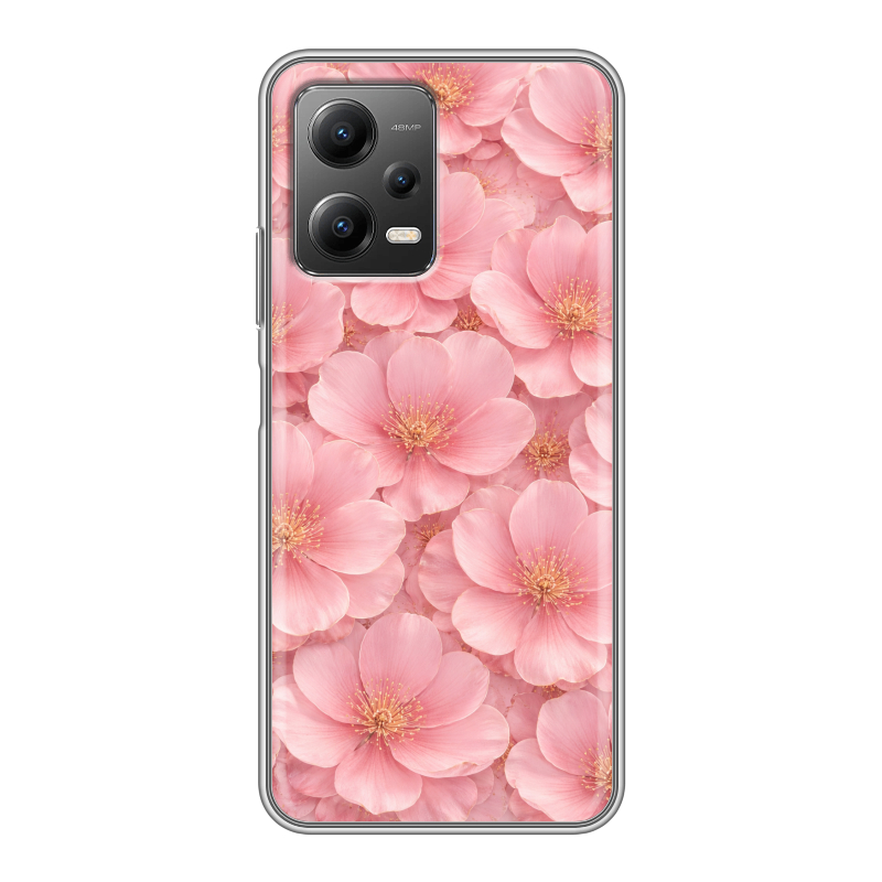 Силиконовый противоударный чехол на Xiaomi Poco X5 с принтом женский Силиконовый противоударный чехол на Xiaomi Poco X5 с принтом женский