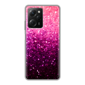 Силиконовый чехол на Xiaomi Poco X5 Pro с принтом Блестки Силиконовый чехол на Xiaomi Poco X5 Pro с принтом Блестки