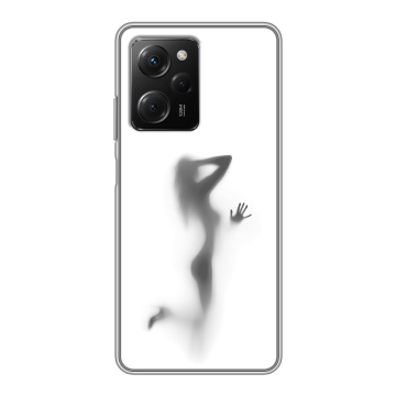 Силиконовый чехол на Xiaomi Poco X5 Pro с принтом Силуэт Силиконовый чехол на Xiaomi Poco X5 Pro с принтом Силуэт