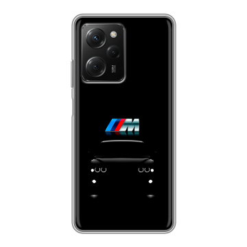 Силиконовый чехол на Xiaomi Poco X5 Pro с принтом БМВ BMW Силиконовый чехол на Xiaomi Poco X5 Pro с принтом БМВ BMW