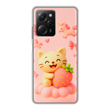 Силиконовый чехол на Xiaomi Poco X5 Pro с принтом для девочек Силиконовый чехол на Xiaomi Poco X5 Pro с принтом для девочек
