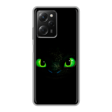 Силиконовый чехол на Xiaomi Poco X5 Pro с принтом Как приручить дракона