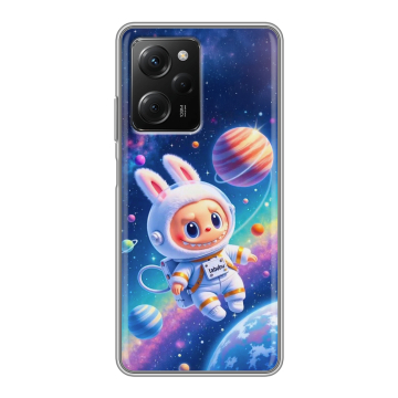 Силиконовый чехол на Xiaomi Poco X5 Pro с принтом Labubu Лабубу Силиконовый чехол на Xiaomi Poco X5 Pro с принтом Labubu Лабубу
