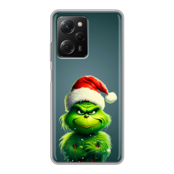 Силиконовый чехол на Xiaomi Poco X5 Pro с принтом Новый год Силиконовый чехол на Xiaomi Poco X5 Pro с принтом Новый год