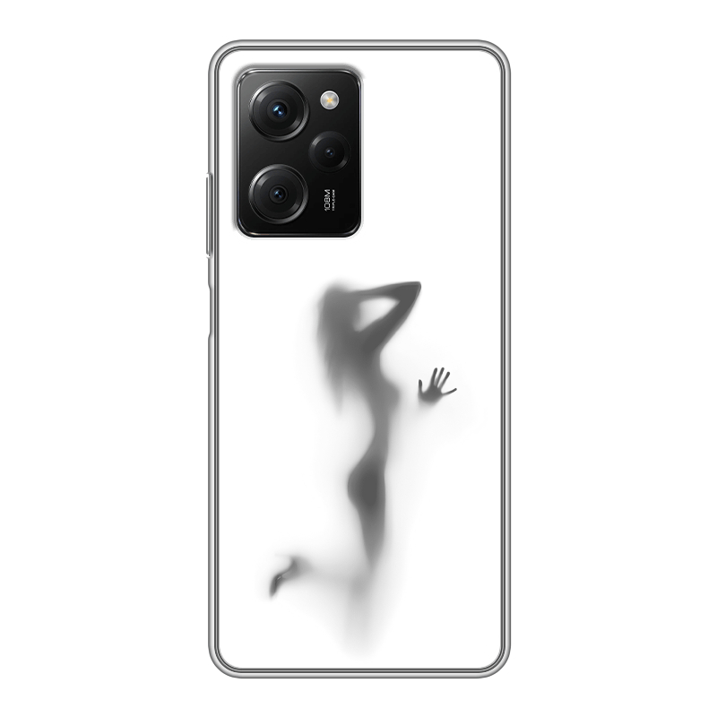 Силиконовый чехол на Xiaomi Poco X5 Pro с принтом Силуэт Силиконовый чехол на Xiaomi Poco X5 Pro с принтом Силуэт