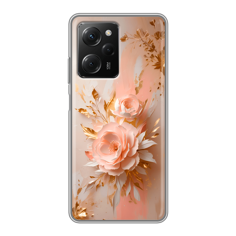 Силиконовый противоударный чехол на Xiaomi Poco X5 Pro с принтом женский Силиконовый противоударный чехол на Xiaomi Poco X5 Pro с принтом женский