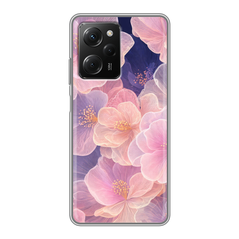 Силиконовый противоударный чехол на Xiaomi Poco X5 Pro с принтом женский Силиконовый противоударный чехол на Xiaomi Poco X5 Pro с принтом женский