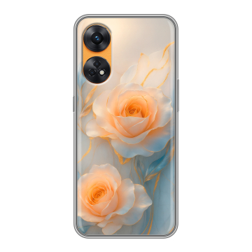Силиконовый чехол на OPPO Reno8 T с принтом Женский