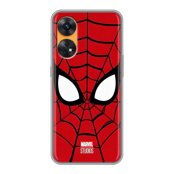 Силиконовый чехол на OPPO Reno8 T с принтом человек паук spiderman Силиконовый чехол на OPPO Reno8 T с принтом человек паук spiderman
