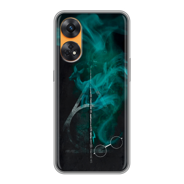 Силиконовый чехол на OPPO Reno8 T с принтом Гарри Поттер Harry Potter