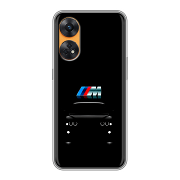 Силиконовый чехол на OPPO Reno8 T с принтом БМВ BMW Силиконовый чехол на OPPO Reno8 T с принтом БМВ BMW