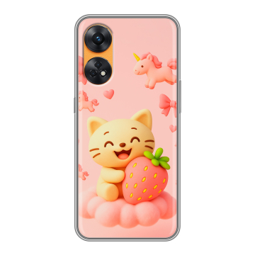 Силиконовый чехол на OPPO Reno8 T с принтом для девочек Силиконовый чехол на OPPO Reno8 T с принтом для девочек