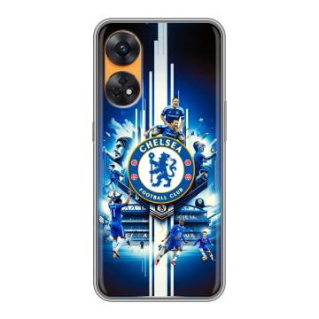 Силиконовый чехол на OPPO Reno8 T с принтом Chelsea Челси