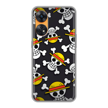 Силиконовый чехол на OPPO Reno8 T с принтом One Piece Ван Пис