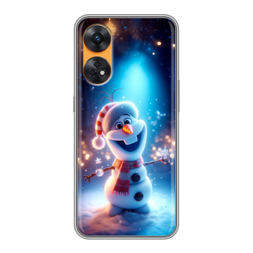 Силиконовый чехол на OPPO Reno8 T с принтом Новый год