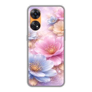 Силиконовый чехол на OPPO Reno8 T с принтом женский Силиконовый чехол на OPPO Reno8 T с принтом женский