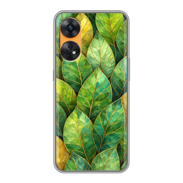 Силиконовый чехол на OPPO Reno8 T с принтом женский Силиконовый чехол на OPPO Reno8 T с принтом женский