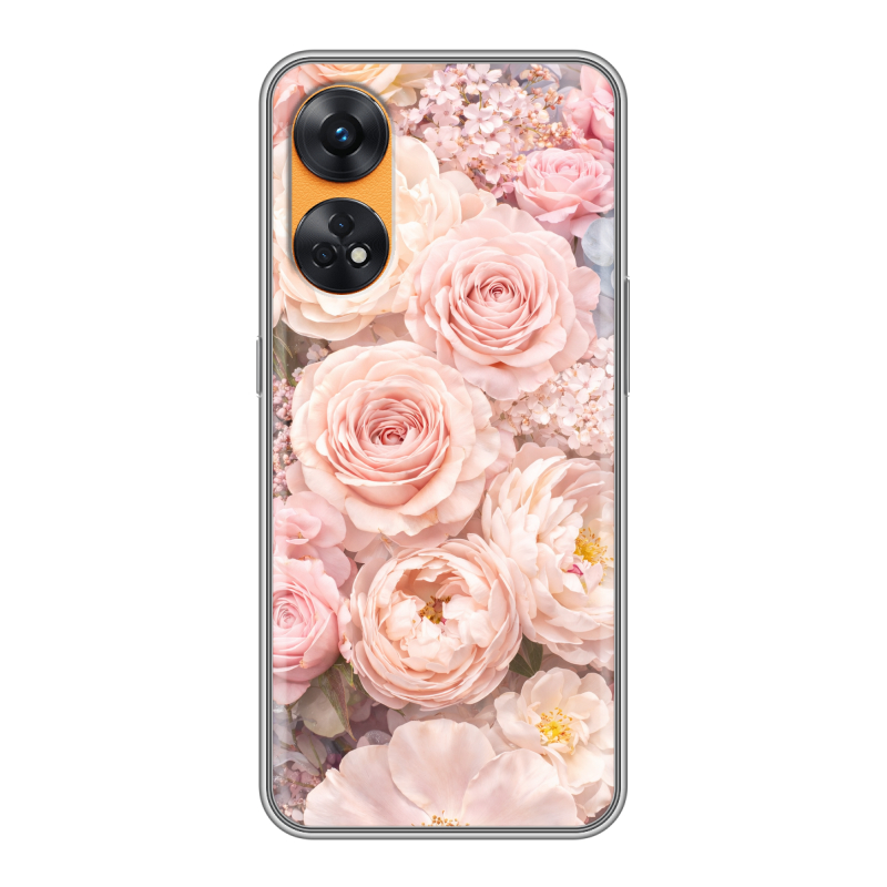 Силиконовый чехол на OPPO Reno8 T с принтом женский Силиконовый чехол на OPPO Reno8 T с принтом женский