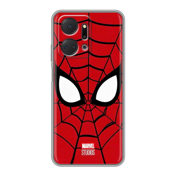 Силиконовый чехол на Huawei Honor X7a с принтом человек паук spiderman Силиконовый чехол на Huawei Honor X7a с принтом человек паук spiderman